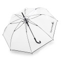 Promocional moda reta cor PVC plástico claro transparente guarda-chuva